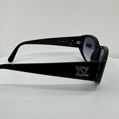 Vintage Saint Laurent YSL 6553 Black Sunglasses - Super Vision Optical