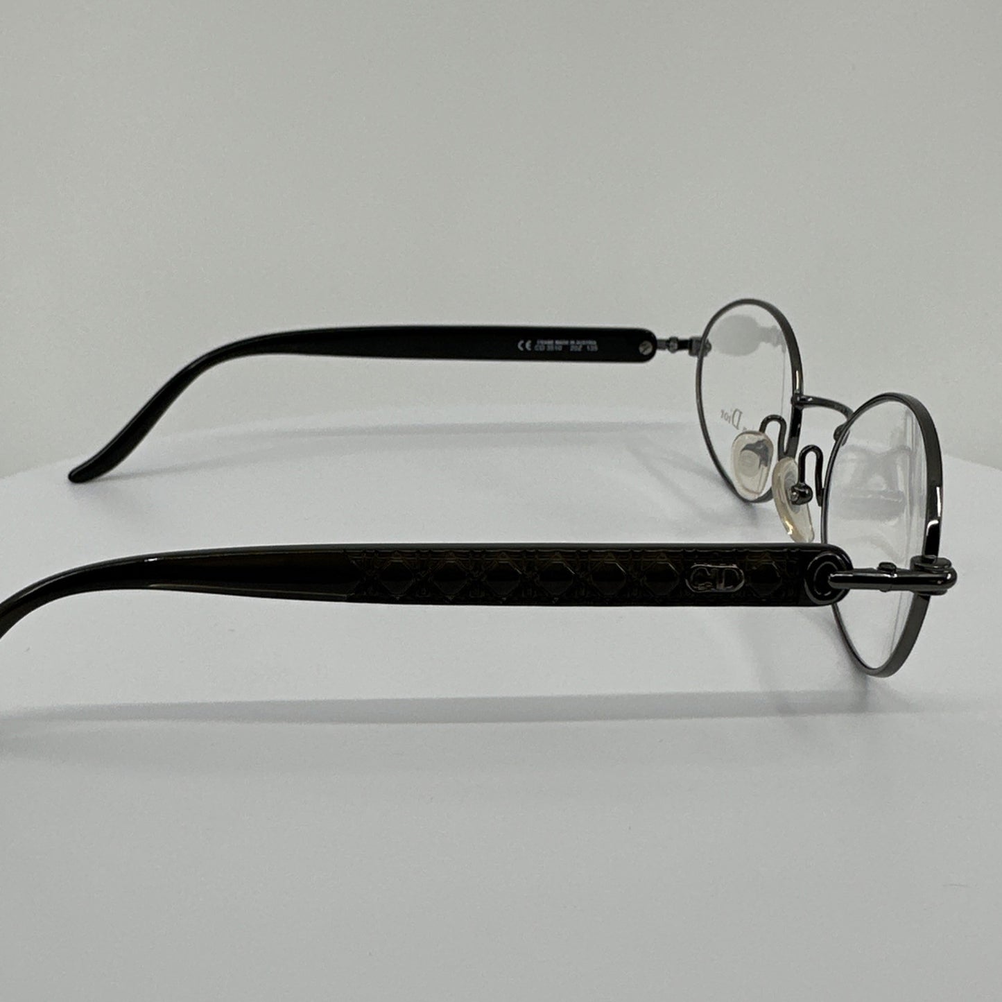 Vintage Christian Dior CD 3510 Gunmetal Eyeglasses - Super Vision Optical