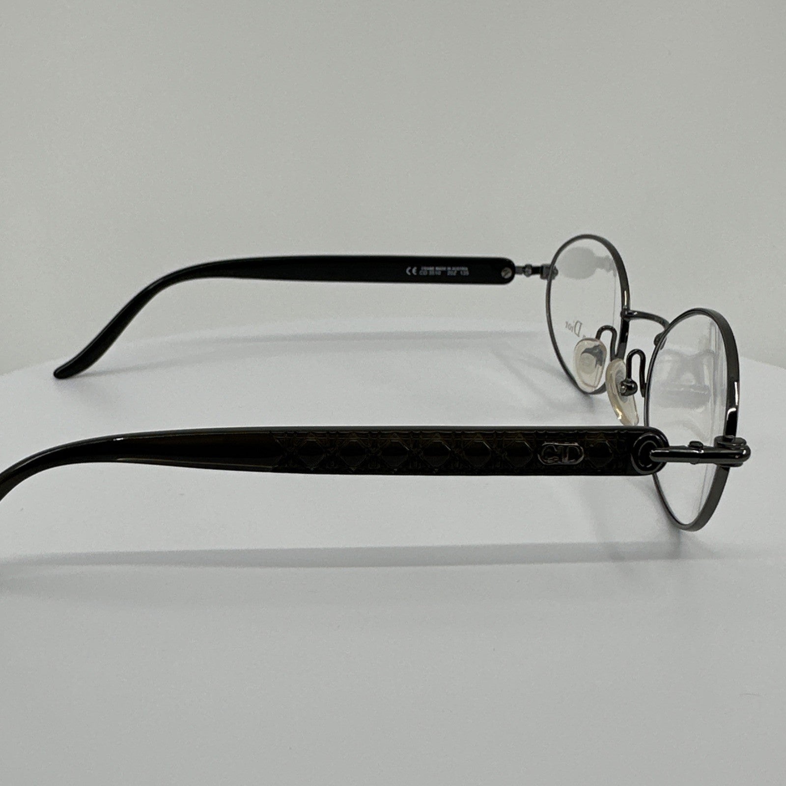 Vintage Christian Dior CD 3510 Gunmetal Eyeglasses - Super Vision Optical