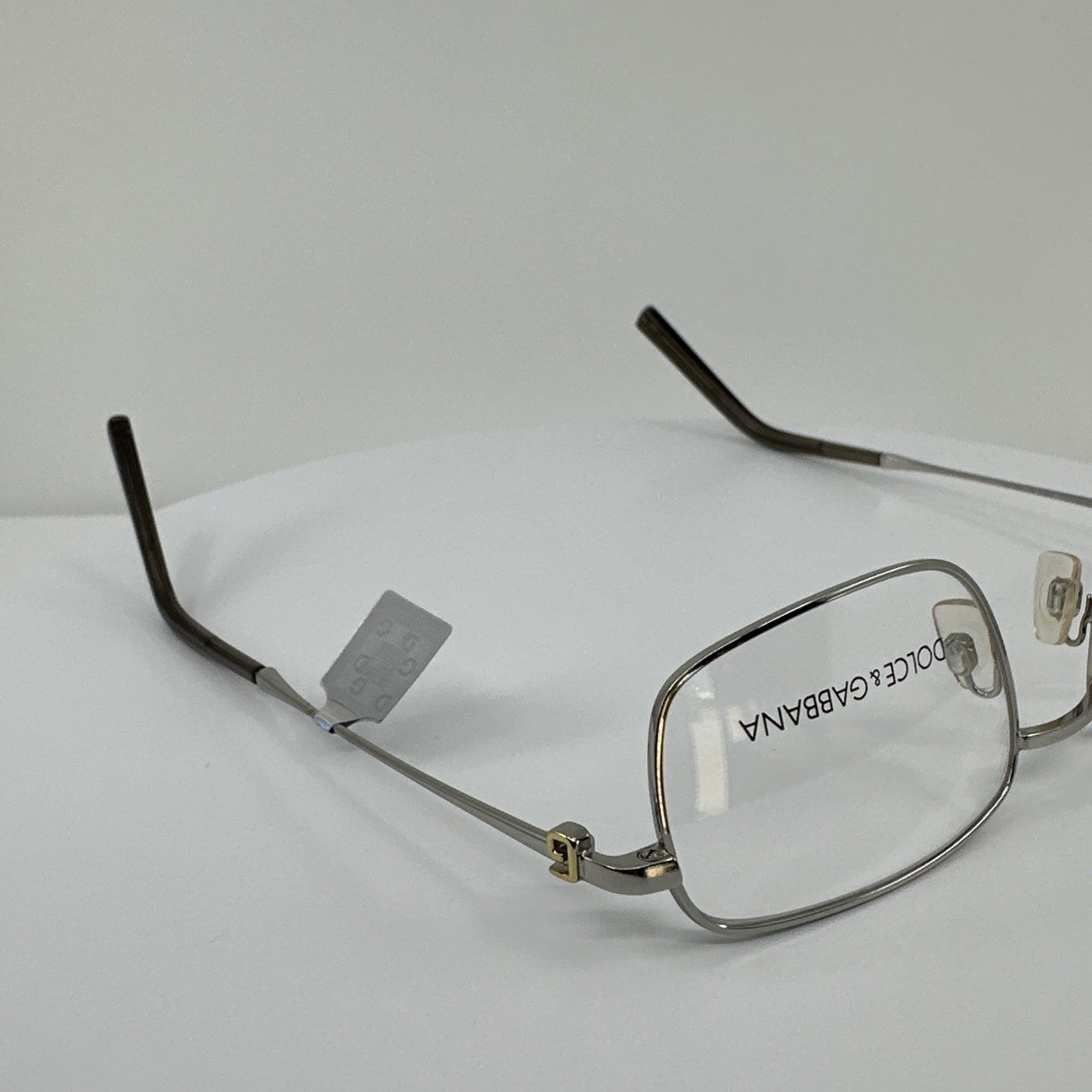 Vintage Dolce & Gabbana DG 458 Silver Eyeglasses - Super Vision Optical