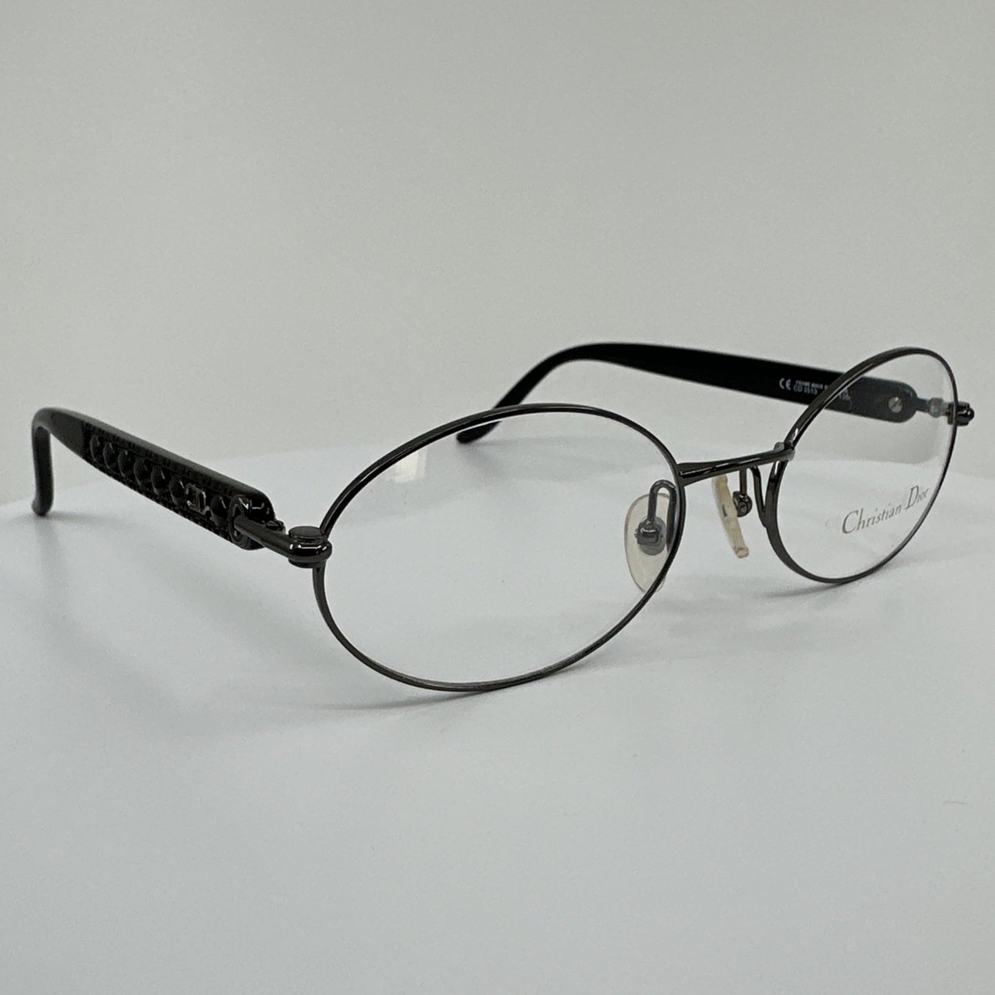 Vintage Christian Dior CD 3510 Gunmetal Eyeglasses - Super Vision Optical