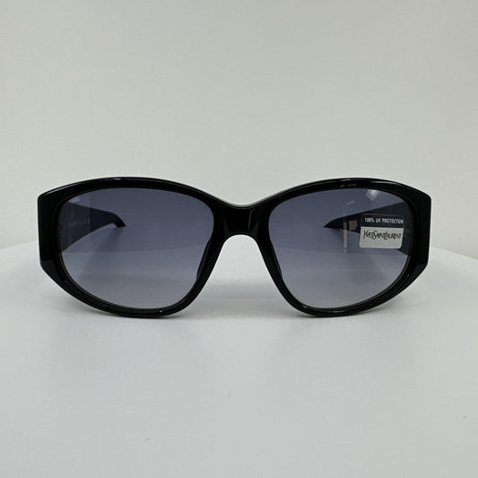 Vintage Saint Laurent YSL 6553 Black Sunglasses - Super Vision Optical