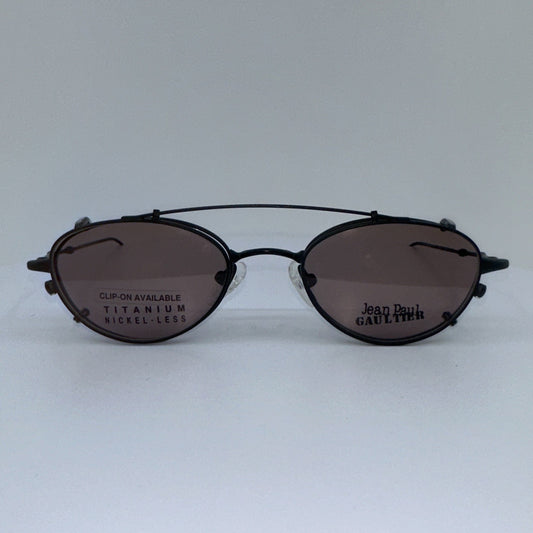 Vintage Jean Paul Gaultier JPG 55-0018 Black Eyeglasses - Super Vision Optical