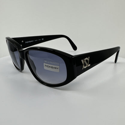 Vintage Saint Laurent YSL 6553 Black Sunglasses - Super Vision Optical