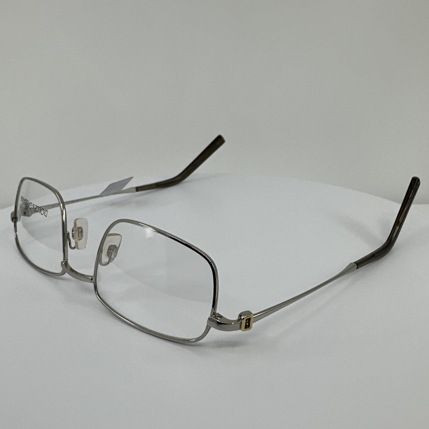 Vintage Dolce & Gabbana DG 458 Silver Eyeglasses - Super Vision Optical
