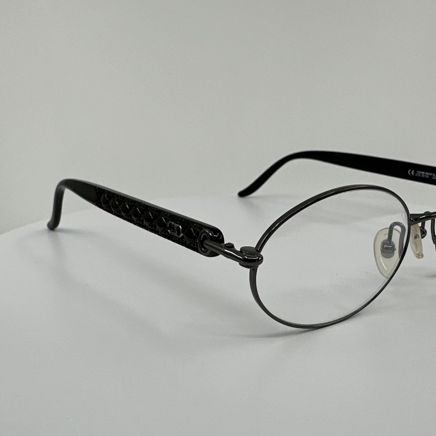 Vintage Christian Dior CD 3510 Gunmetal Eyeglasses - Super Vision Optical