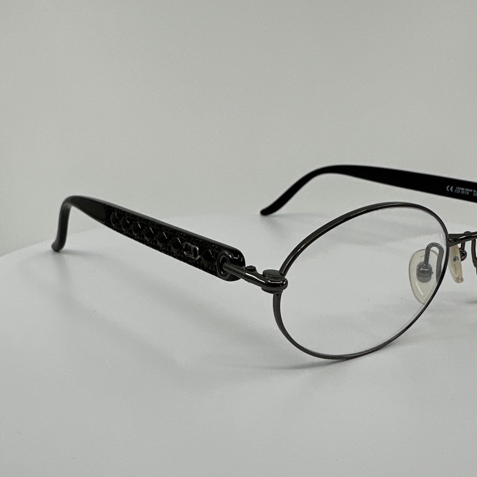 Vintage Christian Dior CD 3510 Gunmetal Eyeglasses - Super Vision Optical