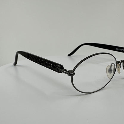 Vintage Christian Dior CD 3510 Gunmetal Eyeglasses - Super Vision Optical