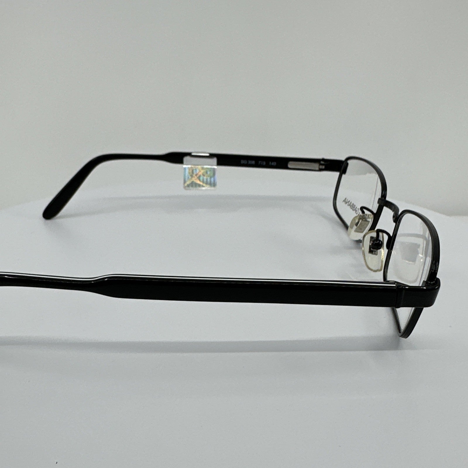 Vintage Dolce & Gabbana DG 308 Black Eyeglasses - Super Vision Optical