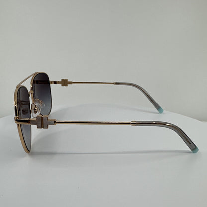 Vintage Tiffany & Co. TF 3080 Gold Sunglasses - Super Vision Optical
