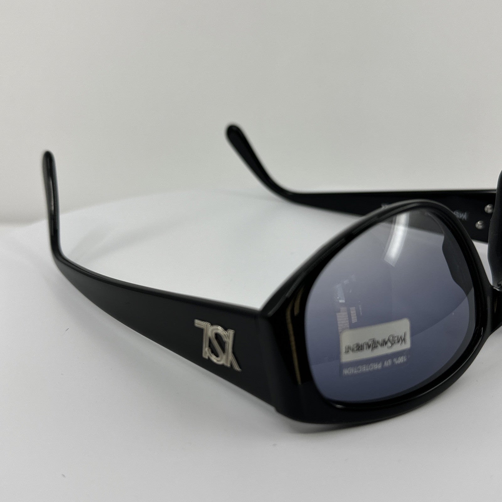 Vintage Saint Laurent YSL 6553 Black Sunglasses - Super Vision Optical