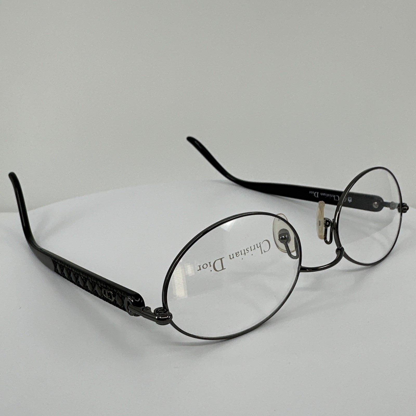 Vintage Christian Dior CD 3510 Gunmetal Eyeglasses - Super Vision Optical