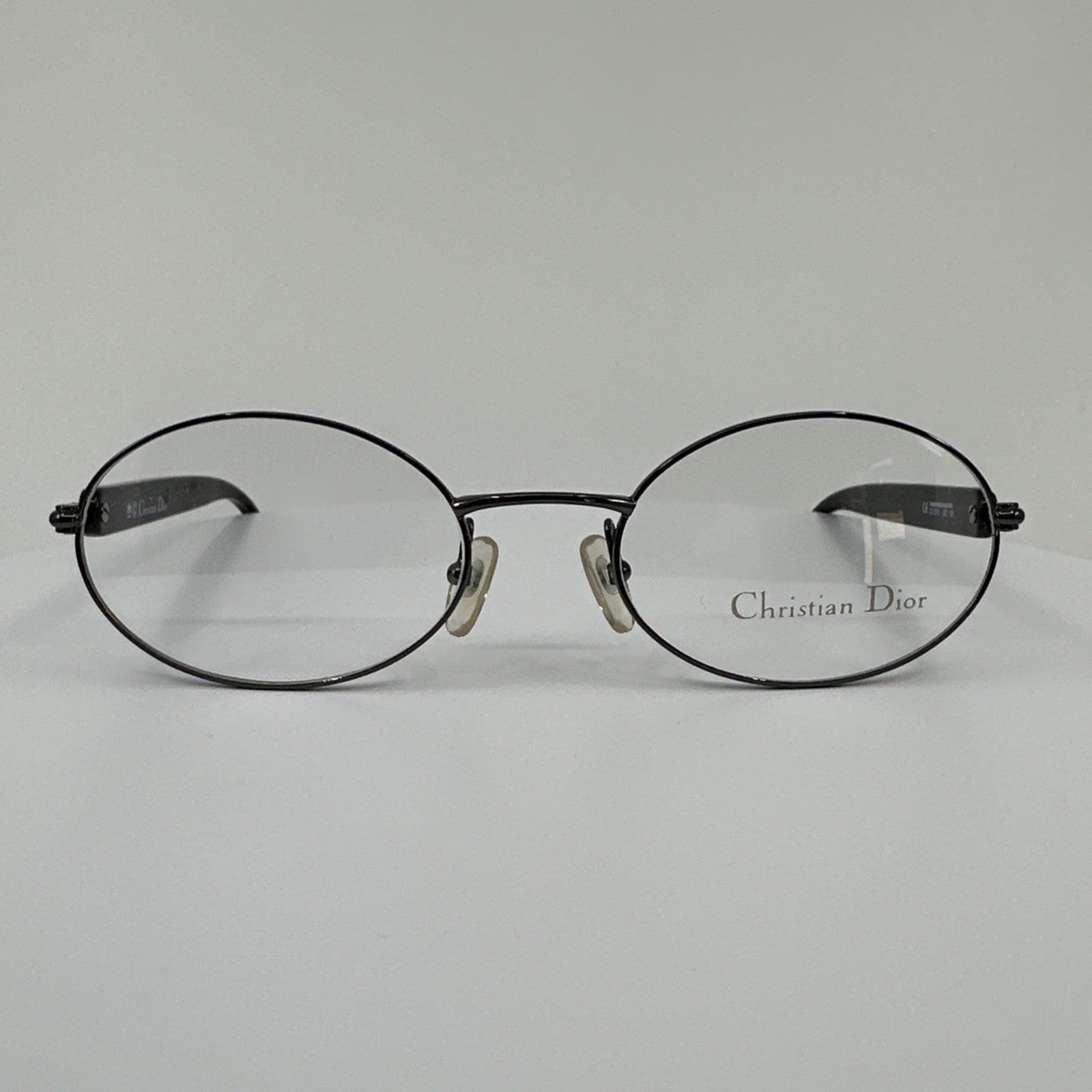 Vintage Christian Dior CD 3510 Gunmetal Eyeglasses - Super Vision Optical
