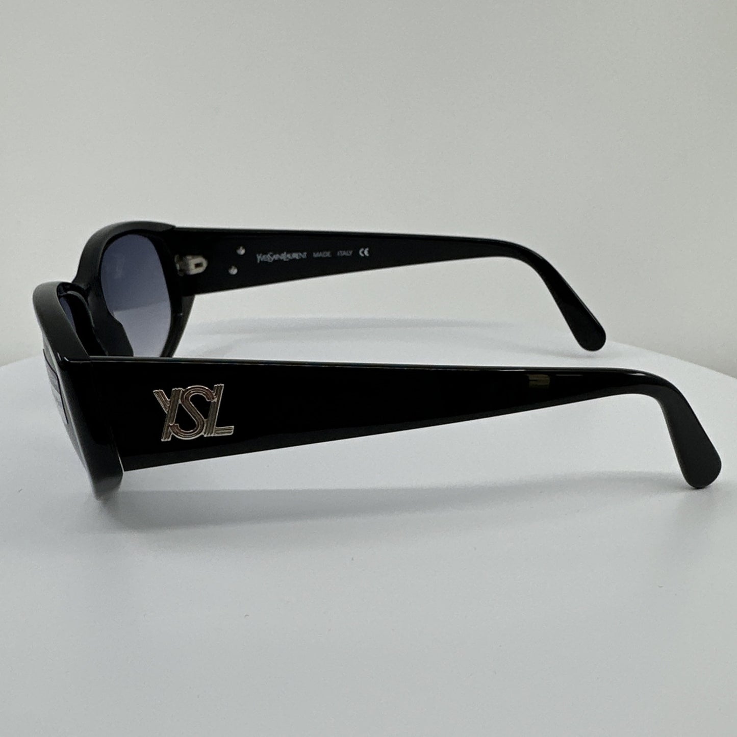 Vintage Saint Laurent YSL 6553 Black Sunglasses - Super Vision Optical