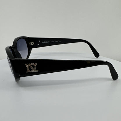 Vintage Saint Laurent YSL 6553 Black Sunglasses - Super Vision Optical