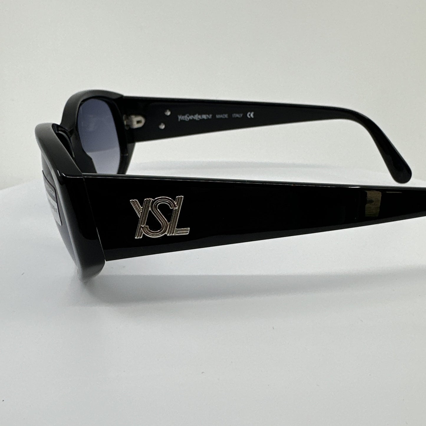 Vintage Saint Laurent YSL 6553 Black Sunglasses - Super Vision Optical