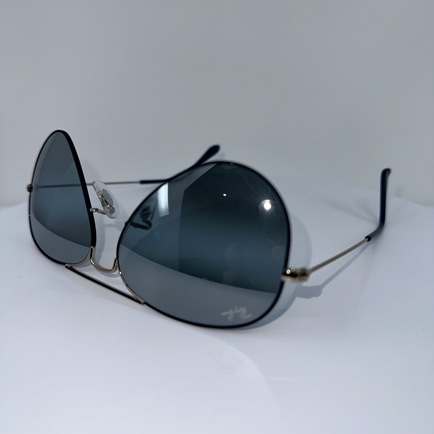 Vintage Ray-Ban RB 3025 Blue Sunglasses - Super Vision Optical