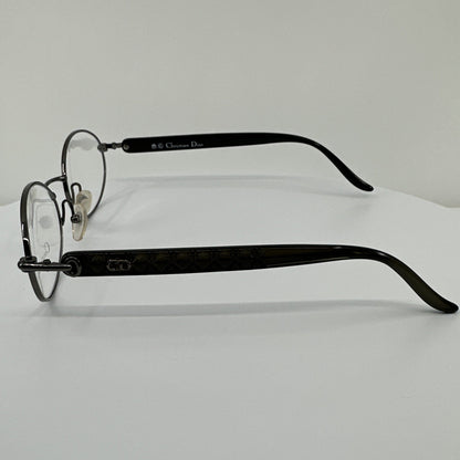 Vintage Christian Dior CD 3510 Gunmetal Eyeglasses - Super Vision Optical