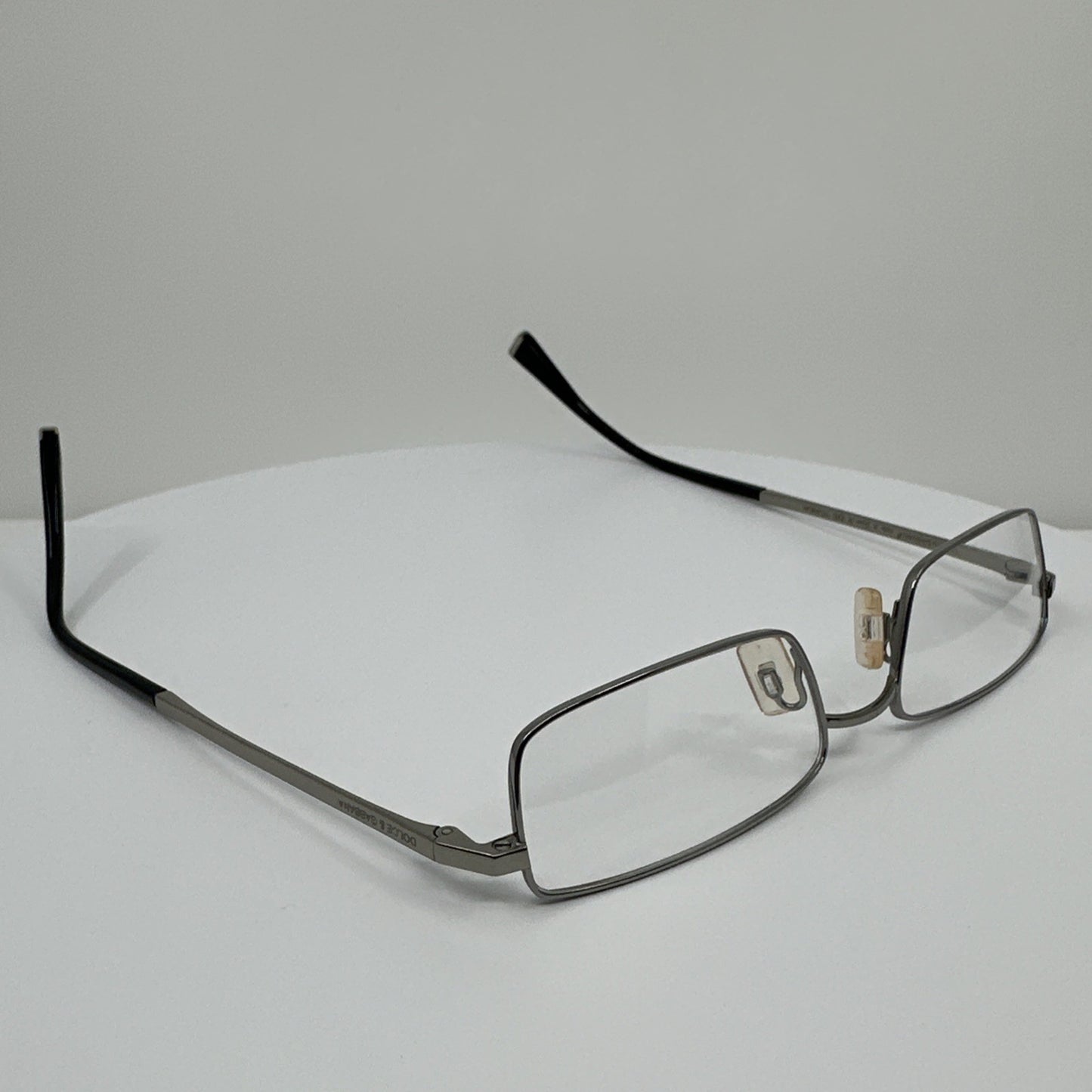 Vintage Dolce&Gabbana DG QUAD RIM MEDIUM GREY Gunmetal Eyeglasses - Super Vision Optical