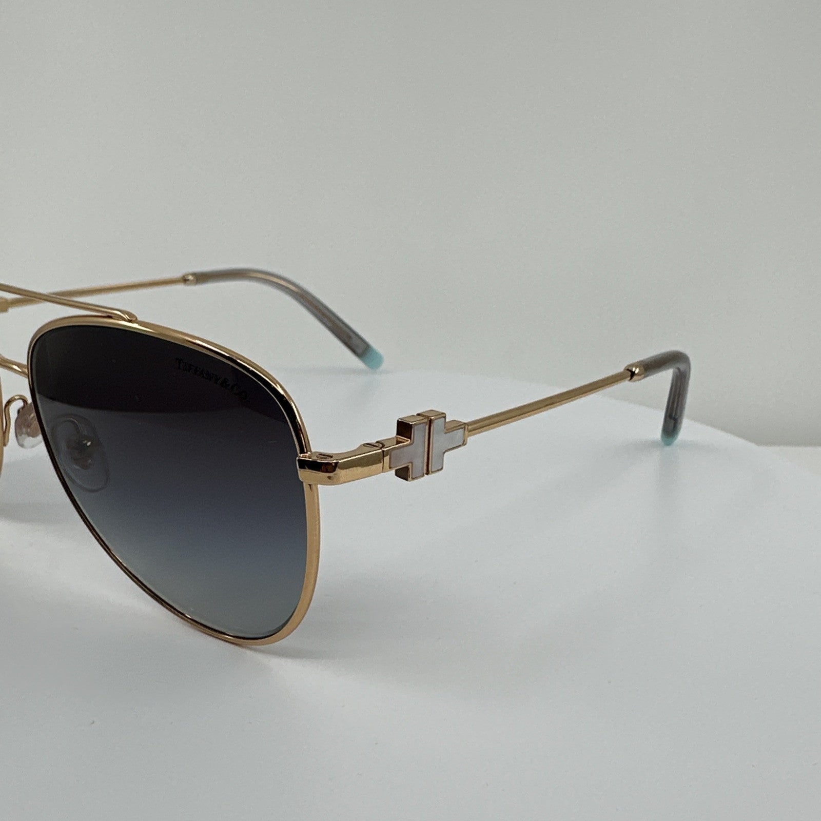 Vintage Tiffany & Co. TF 3080 Gold Sunglasses - Super Vision Optical