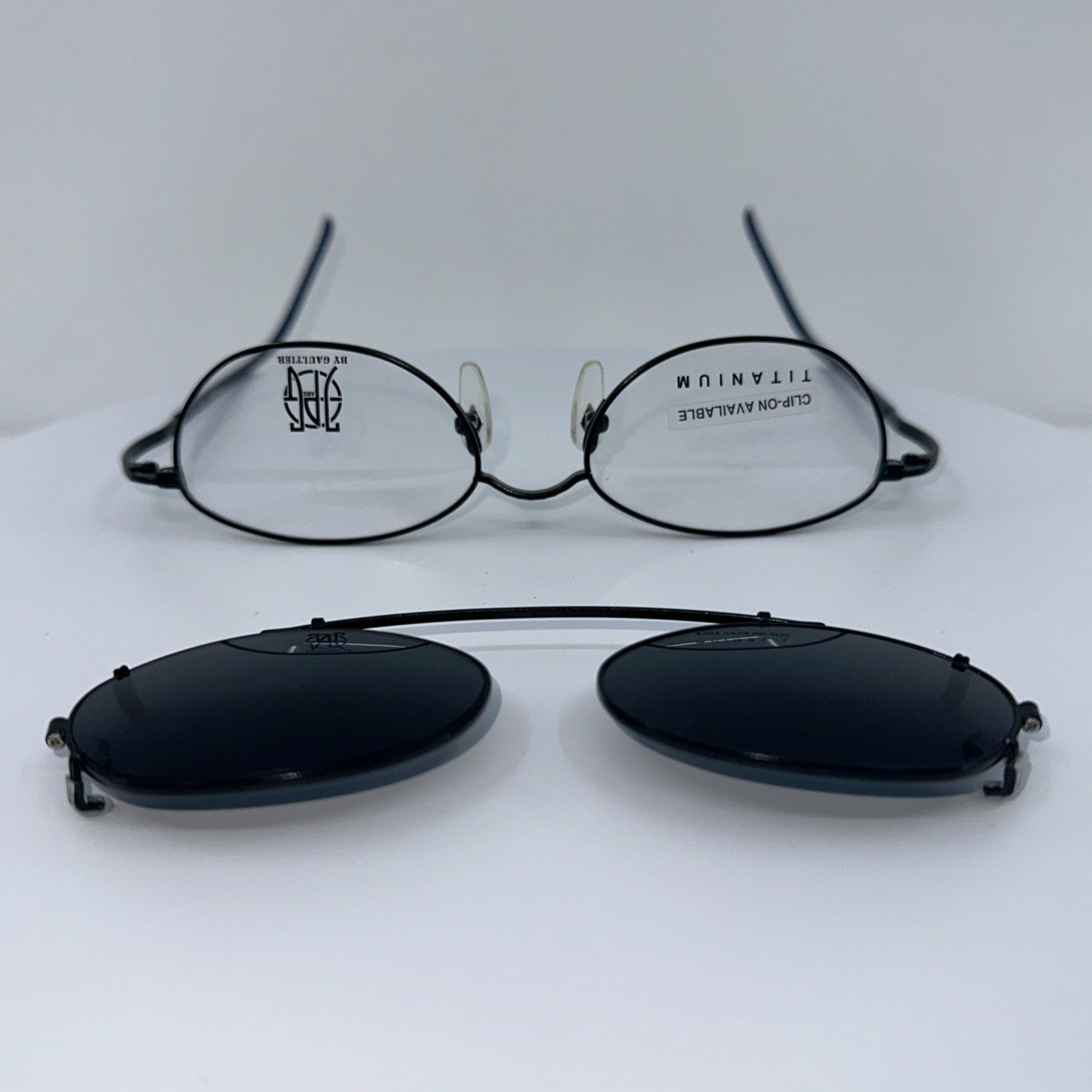 Vintage Jean Paul Gaultier JPG 57-0010 Blue Eyeglasses - Super Vision Optical