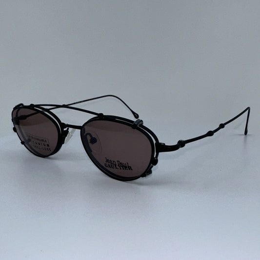 Vintage Jean Paul Gaultier JPG 55-0018 Black Eyeglasses - Super Vision Optical