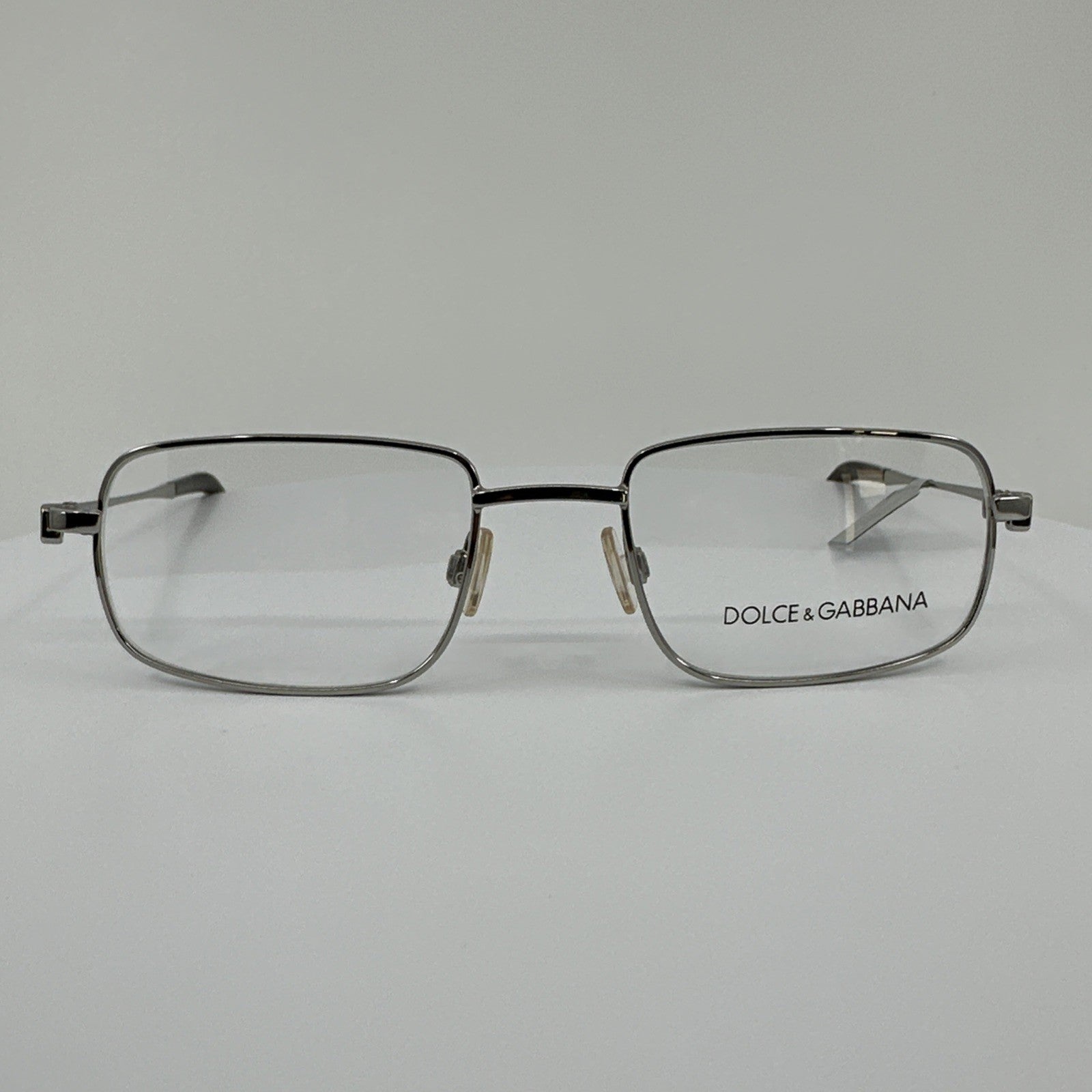 Vintage Dolce & Gabbana DG 458 Silver Eyeglasses - Super Vision Optical