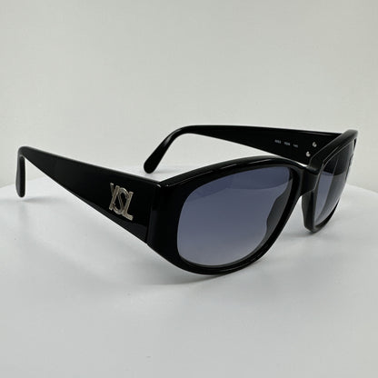 Vintage Saint Laurent YSL 6553 Black Sunglasses - Super Vision Optical