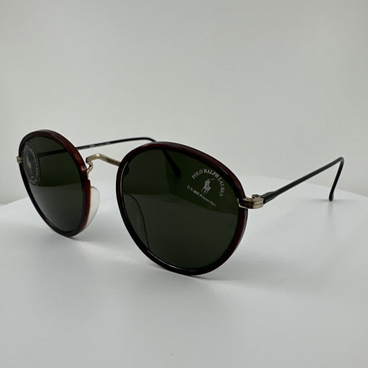 Vintage Polo Ralph Lauren Classic XXVIII By Ralph Lauren Black Sunglasses - Super Vision Optical