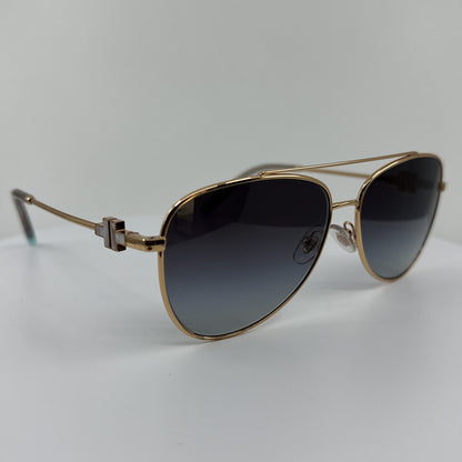Vintage Tiffany & Co. TF 3080 Gold Sunglasses - Super Vision Optical