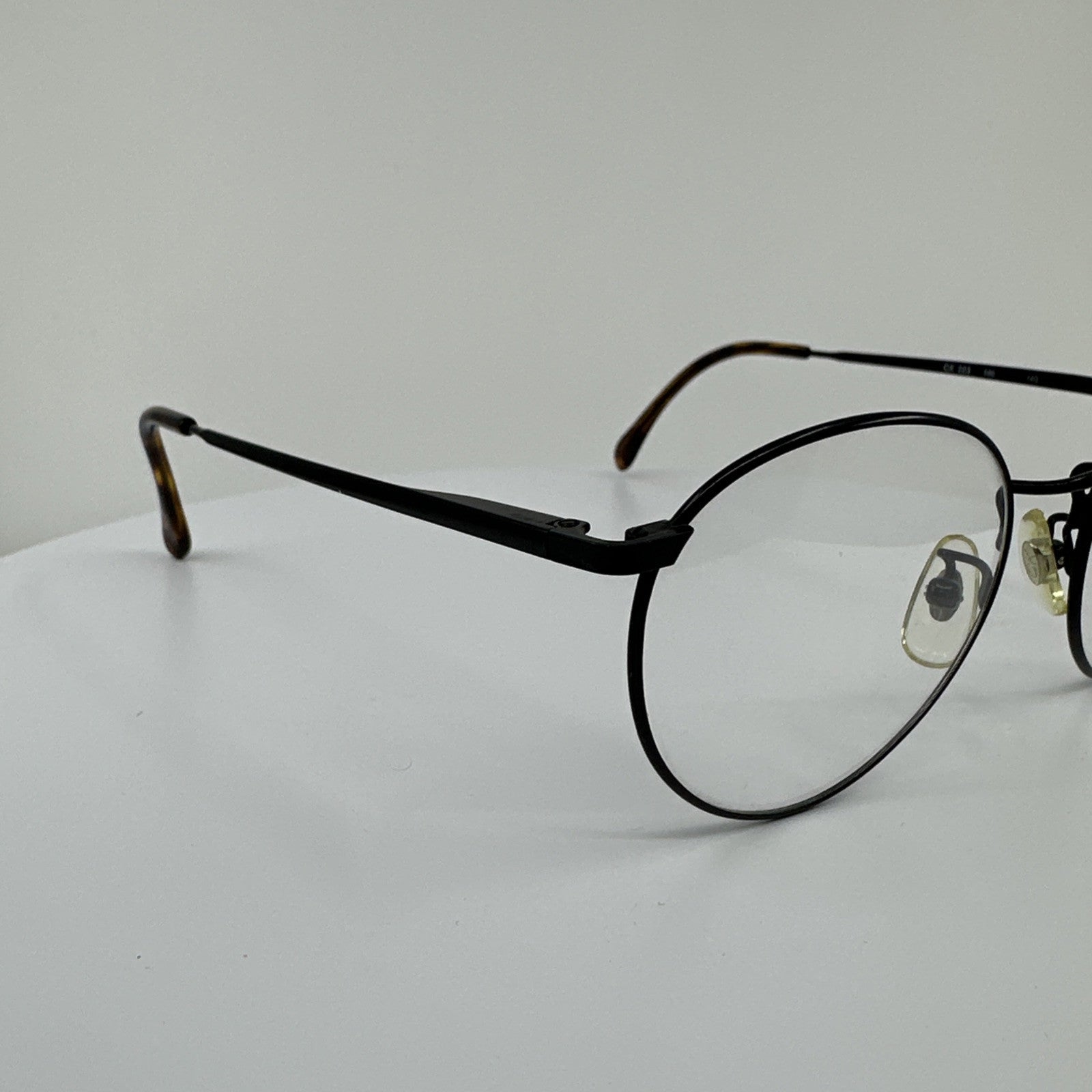 Vintage Calvin Klein CK 203 Black Eyeglasses - Super Vision Optical