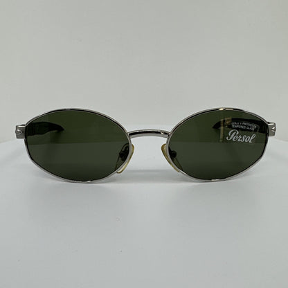 Vintage Persol PE 2042-S Silver Sunglasses - Super Vision Optical