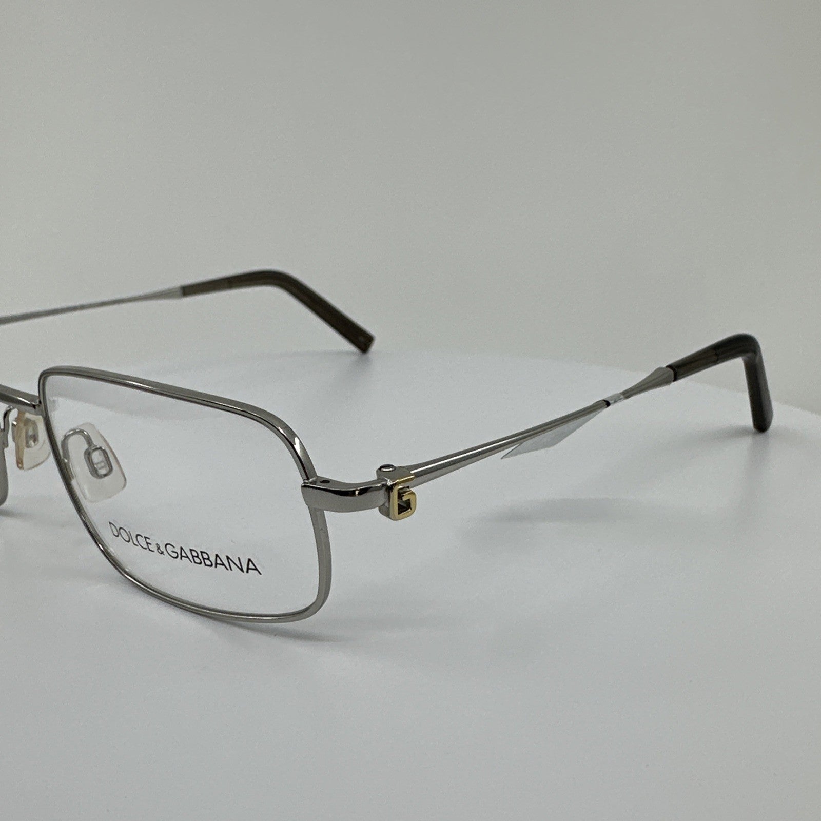 Vintage Dolce & Gabbana DG 458 Silver Eyeglasses - Super Vision Optical