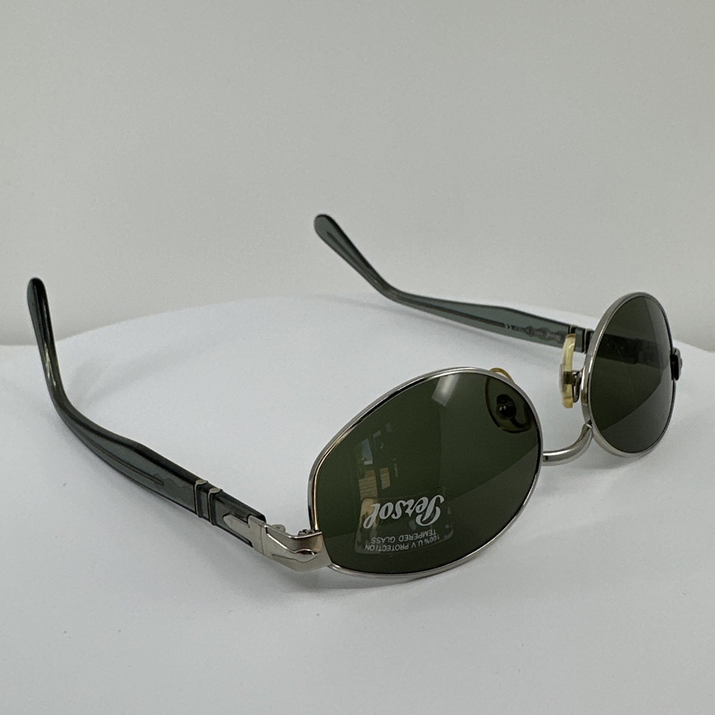 Vintage Persol PE 2042-S Silver Sunglasses - Super Vision Optical