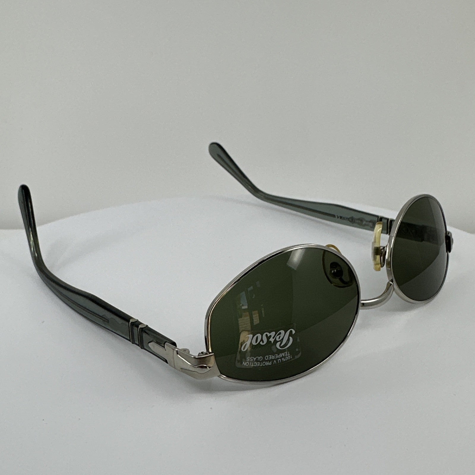Vintage Persol PE 2042-S Silver Sunglasses - Super Vision Optical