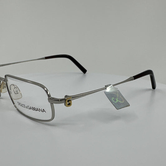 Vintage Dolce & Gabbana DG 457 Silver Eyeglasses - Super Vision Optical