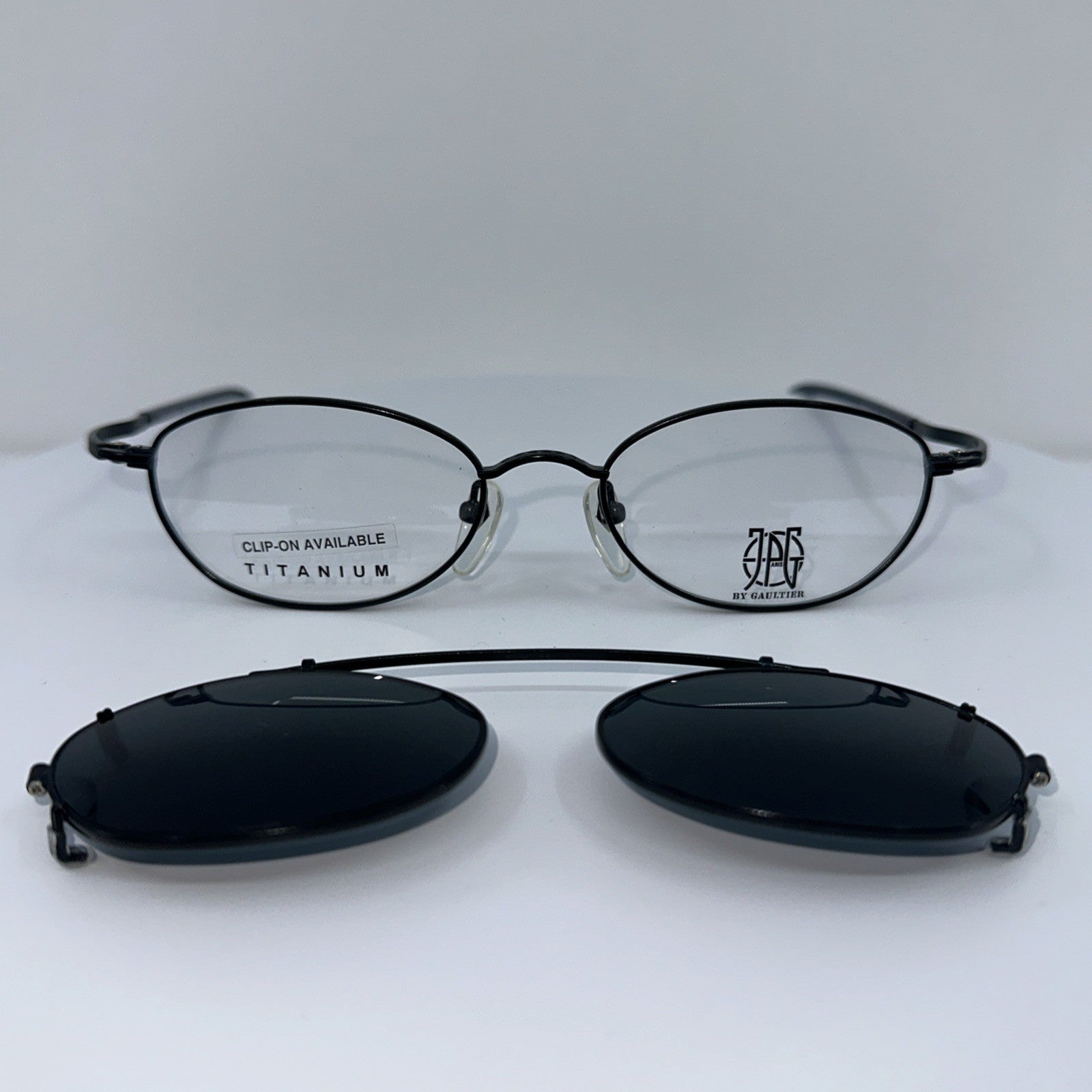 Vintage Jean Paul Gaultier JPG 57-0010 Blue Eyeglasses - Super Vision Optical