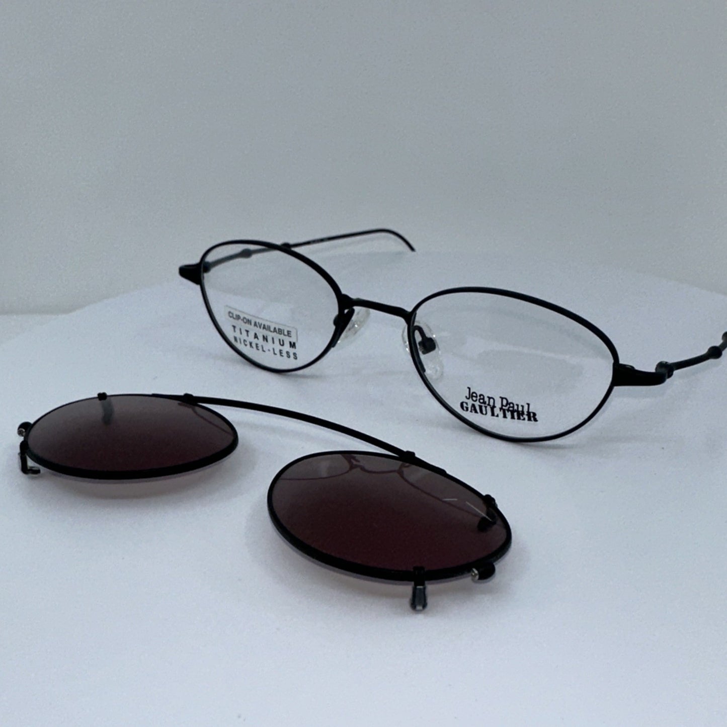 Vintage Jean Paul Gaultier JPG 55-0018 Black Eyeglasses - Super Vision Optical