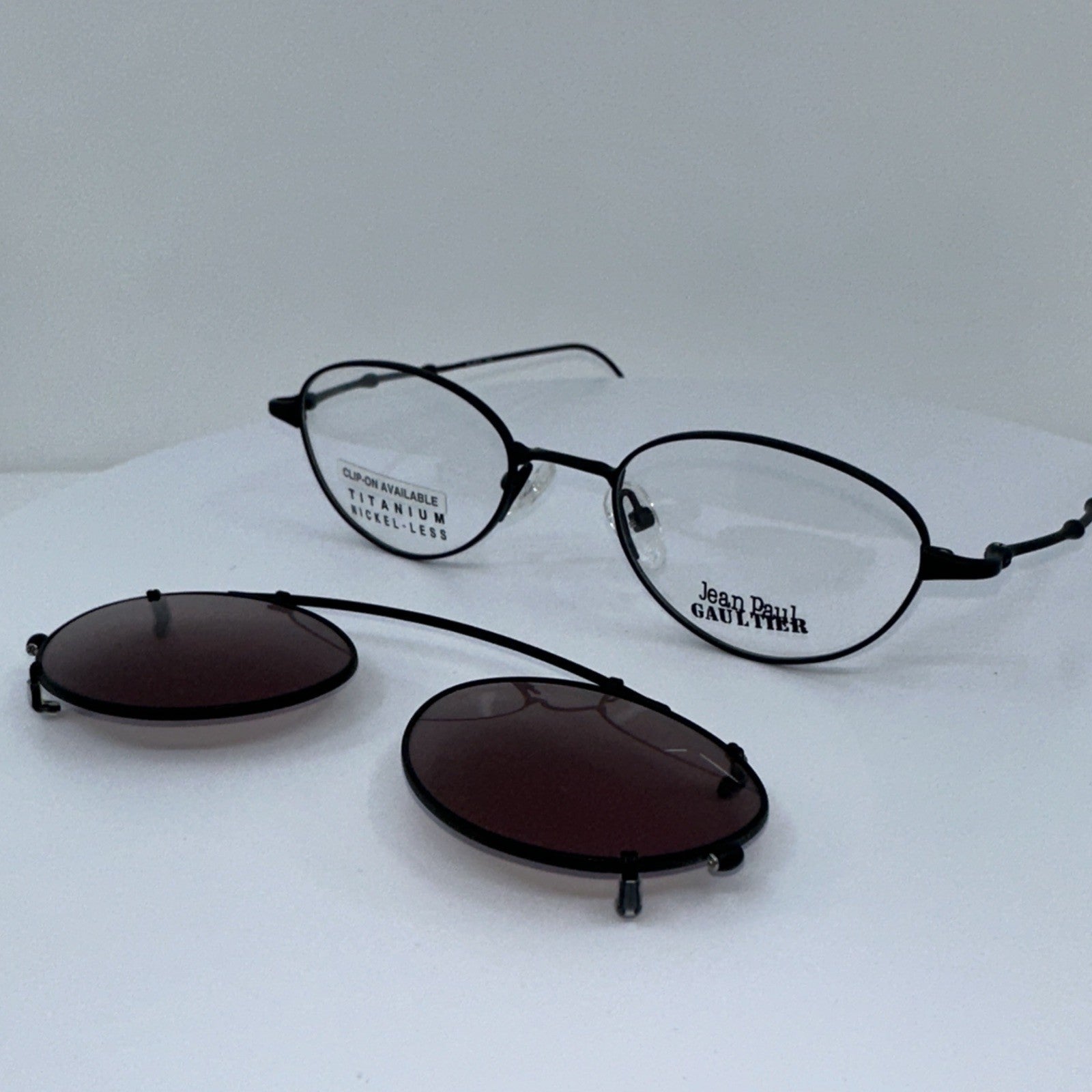 Vintage Jean Paul Gaultier JPG 55-0018 Black Eyeglasses - Super Vision Optical