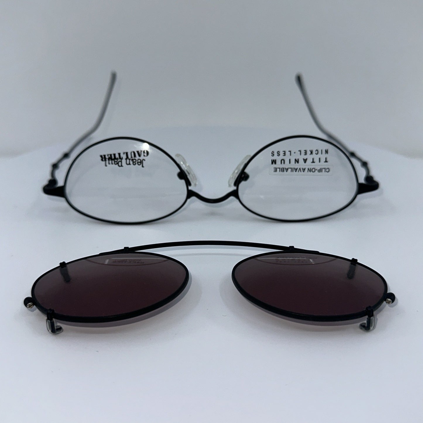 Vintage Jean Paul Gaultier JPG 55-0018 Black Eyeglasses - Super Vision Optical