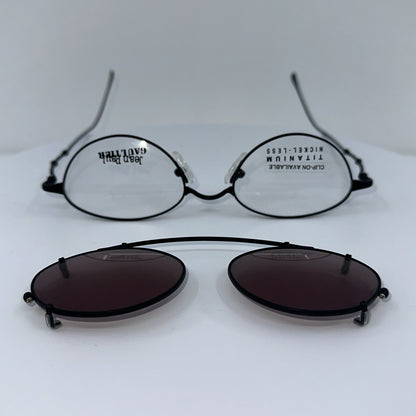 Vintage Jean Paul Gaultier JPG 55-0018 Black Eyeglasses - Super Vision Optical