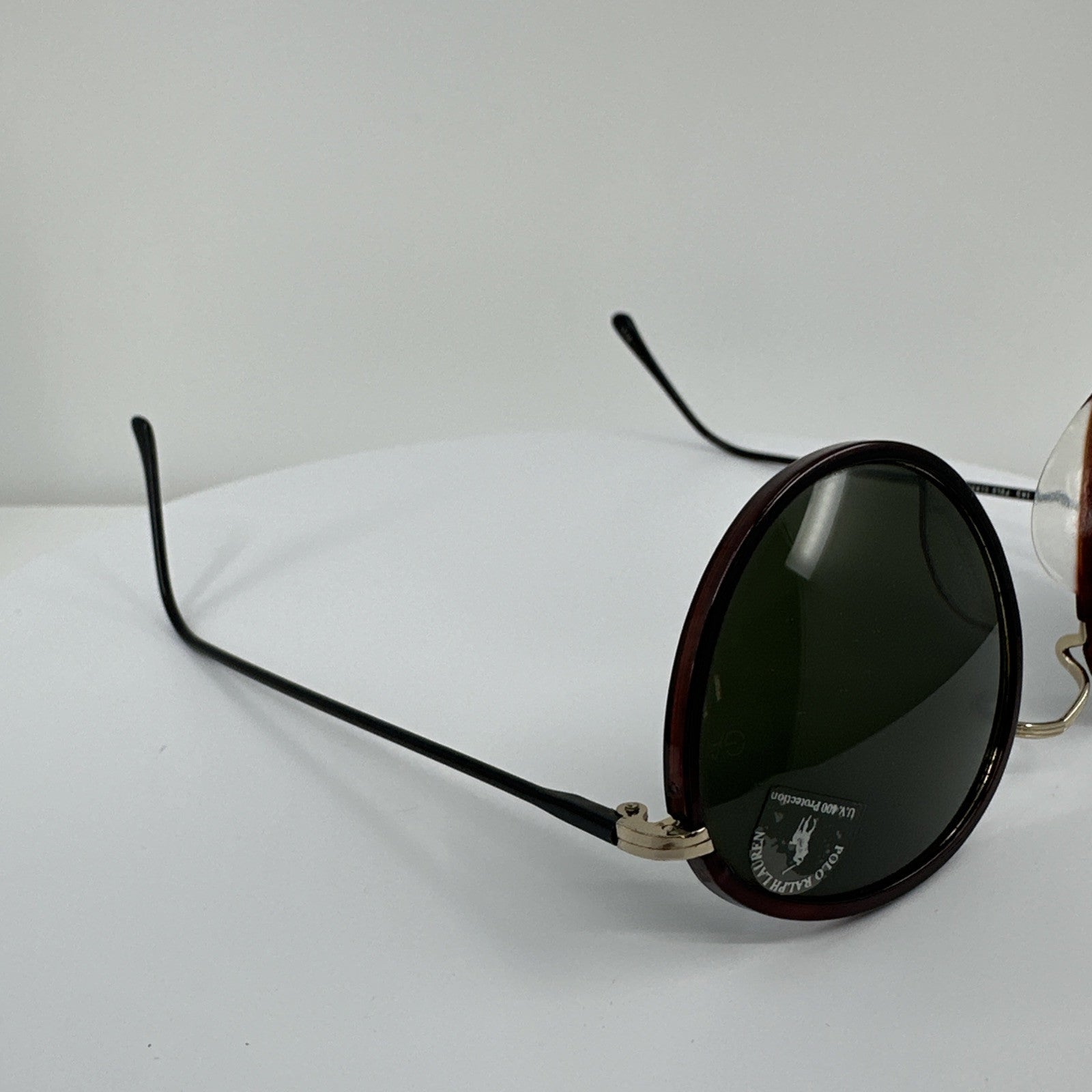 Vintage Polo Ralph Lauren Classic XXVIII By Ralph Lauren Black Sunglasses - Super Vision Optical