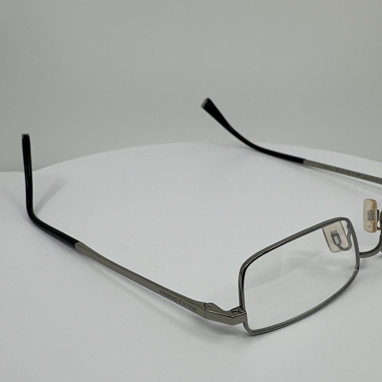 Vintage Dolce&Gabbana DG QUAD RIM MEDIUM GREY Gunmetal Eyeglasses - Super Vision Optical