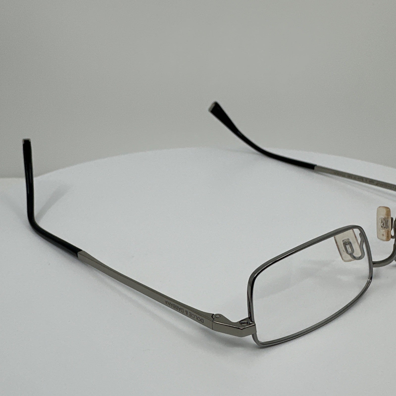 Vintage Dolce&Gabbana DG QUAD RIM MEDIUM GREY Gunmetal Eyeglasses - Super Vision Optical