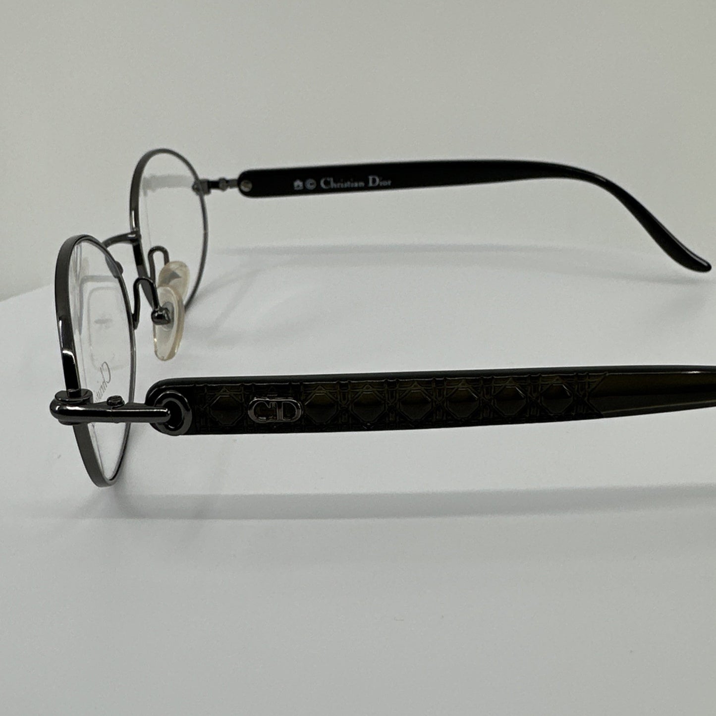 Vintage Christian Dior CD 3510 Gunmetal Eyeglasses - Super Vision Optical