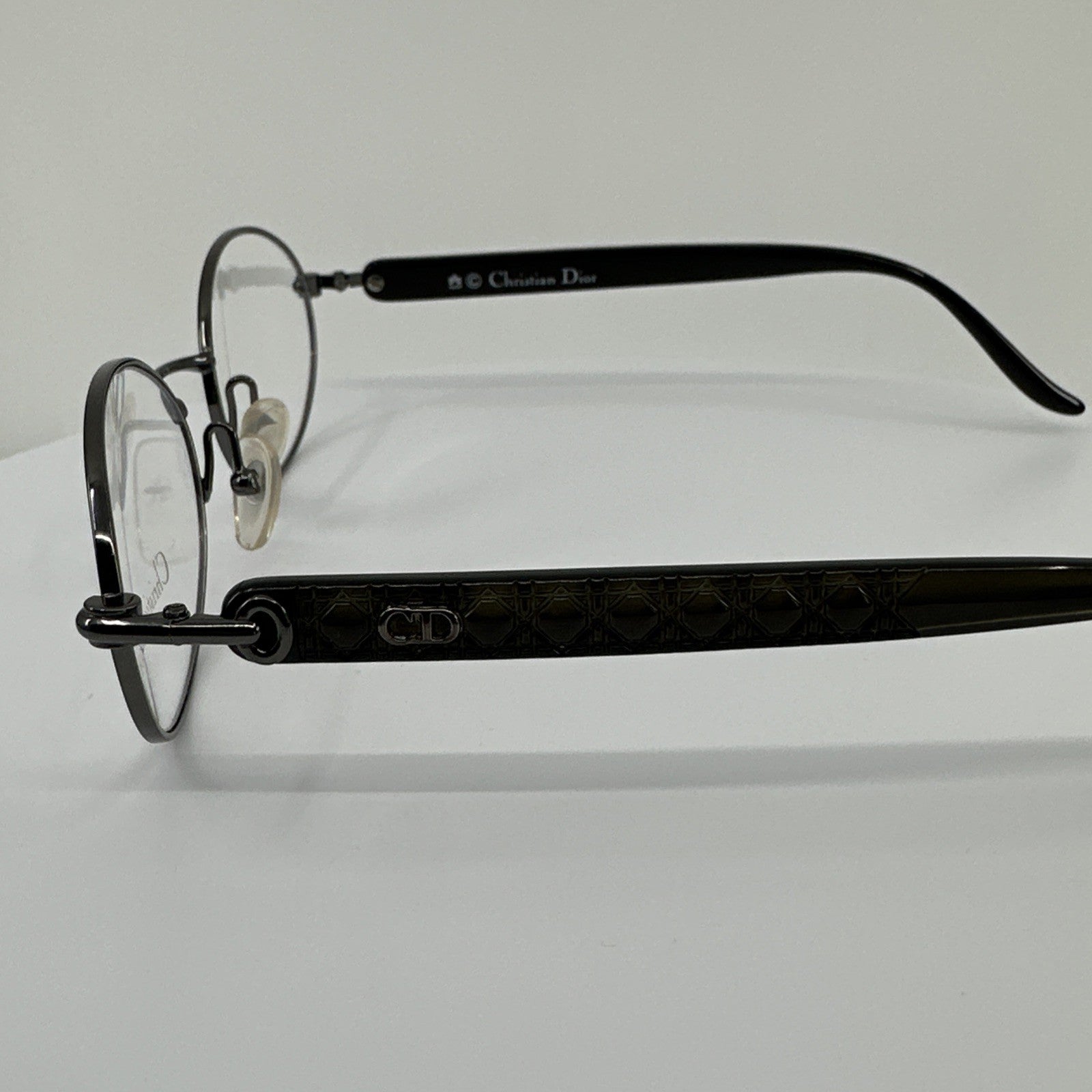 Vintage Christian Dior CD 3510 Gunmetal Eyeglasses - Super Vision Optical