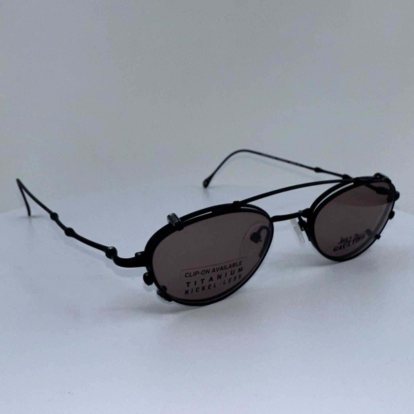 Vintage Jean Paul Gaultier JPG 55-0018 Black Eyeglasses - Super Vision Optical