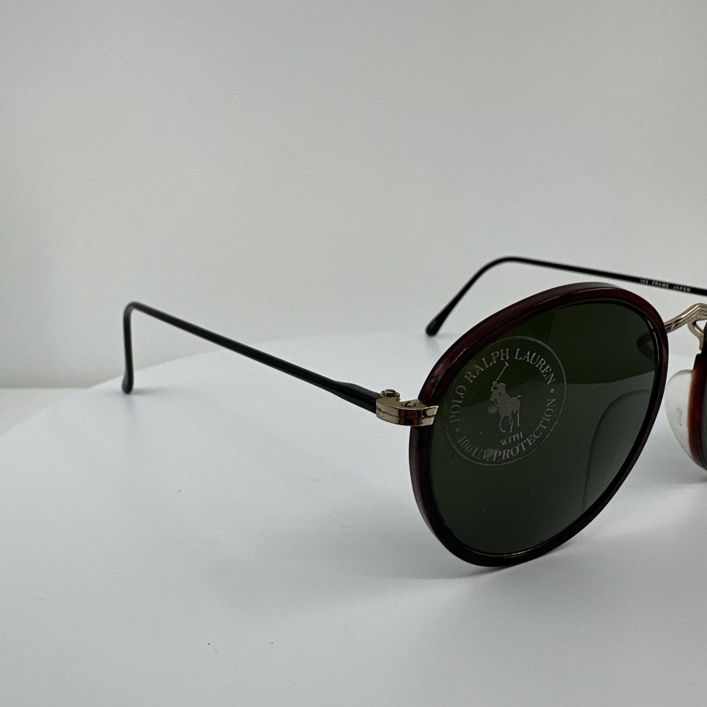 Vintage Polo Ralph Lauren Classic XXVIII By Ralph Lauren Black Sunglasses - Super Vision Optical