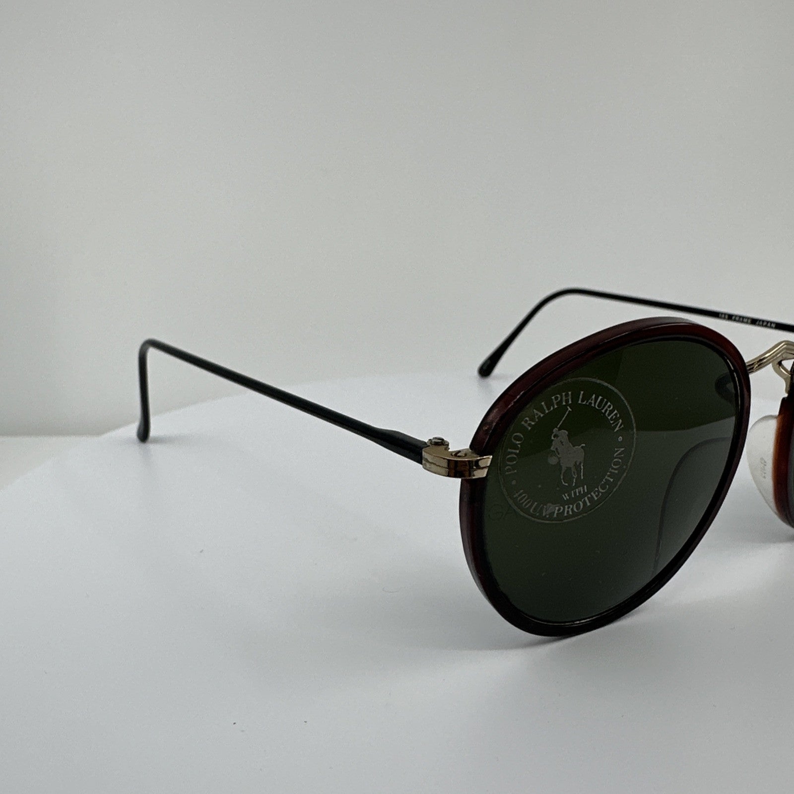 Vintage Polo Ralph Lauren Classic XXVIII By Ralph Lauren Black Sunglasses - Super Vision Optical