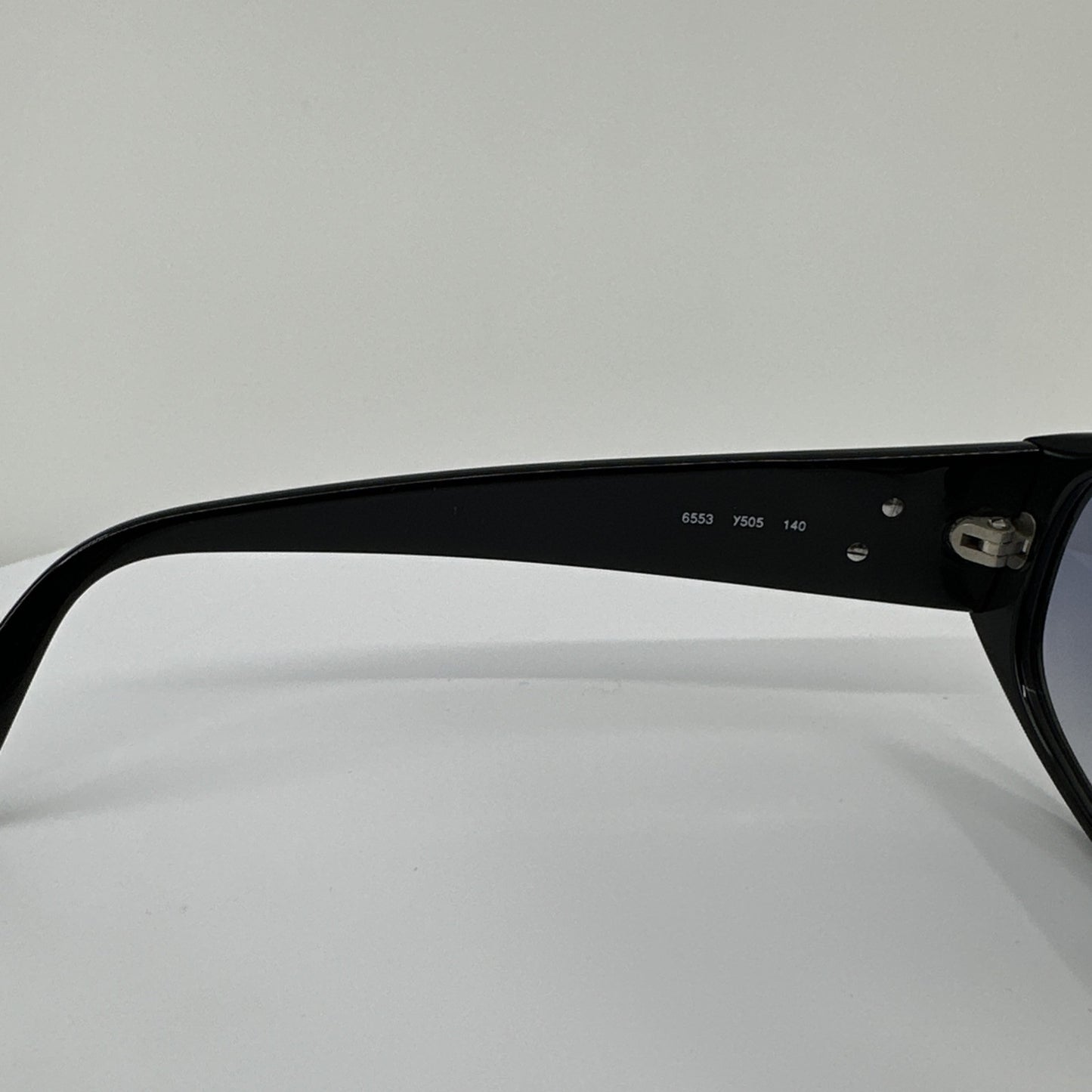 Vintage Saint Laurent YSL 6553 Black Sunglasses - Super Vision Optical